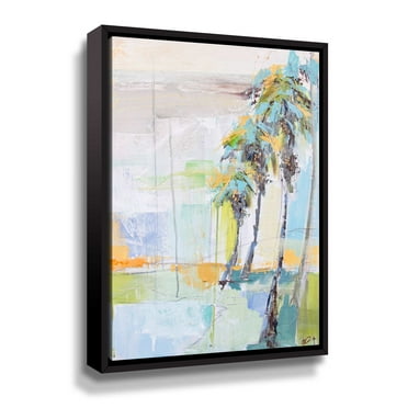 Artwall The Kahala, Gallery Wrapped Floater-framed Canvas by Kym De Los Reyes