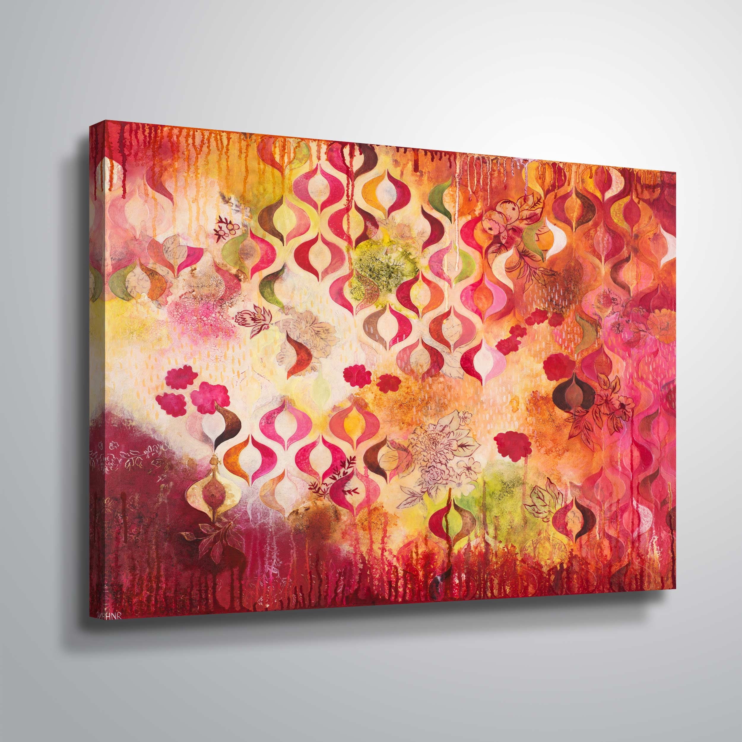Artwall This kind of romance, Gallery Wrapped Canvas by Heather noel Robinson