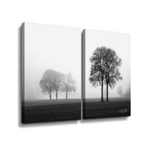 Artwall Together Again, 2 Piece Gallery Wrapped Canvas Set by Martin Podt