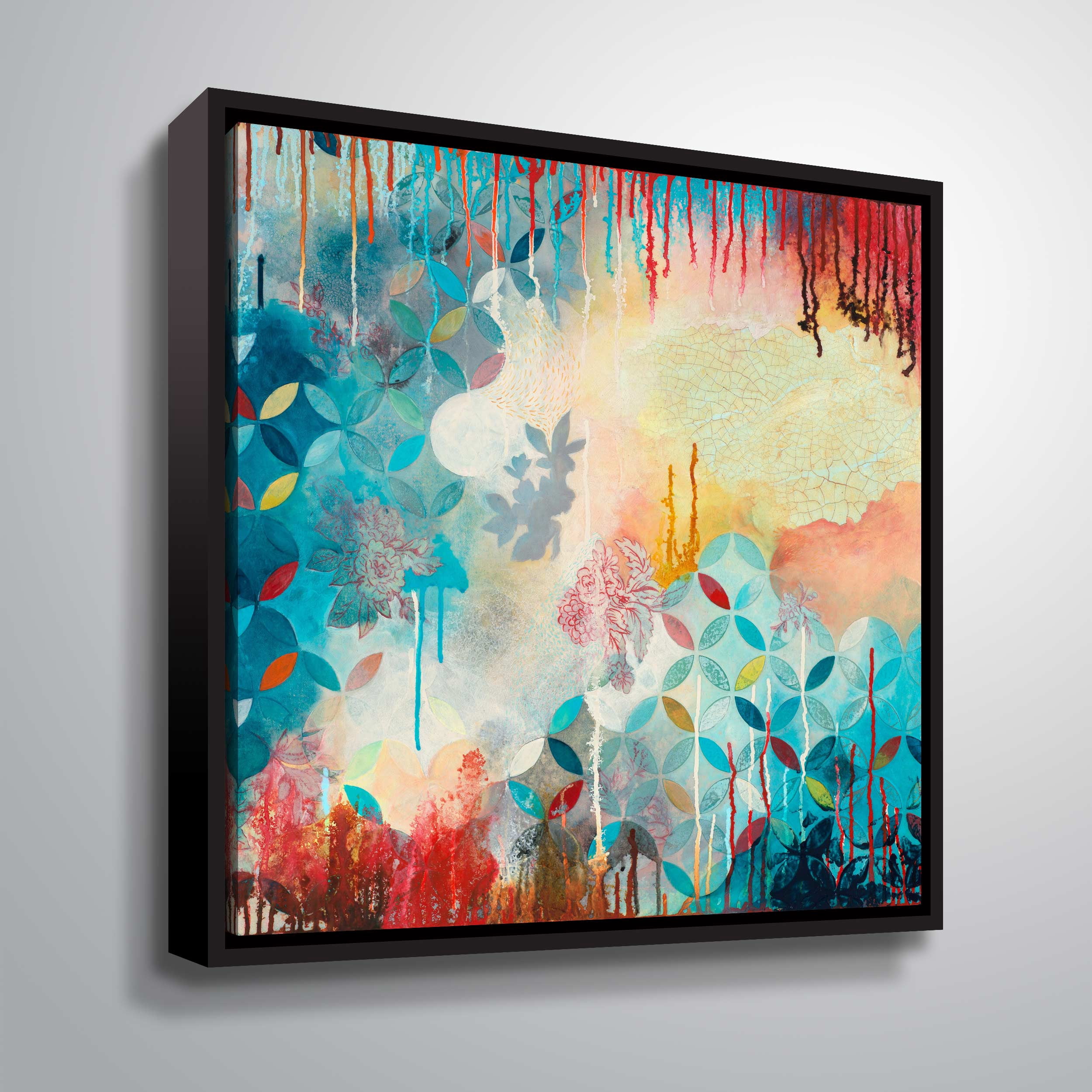 Artwall Tranquil Eden 2, Gallery Wrapped Floater-framed Canvas by Heather noel Robinson