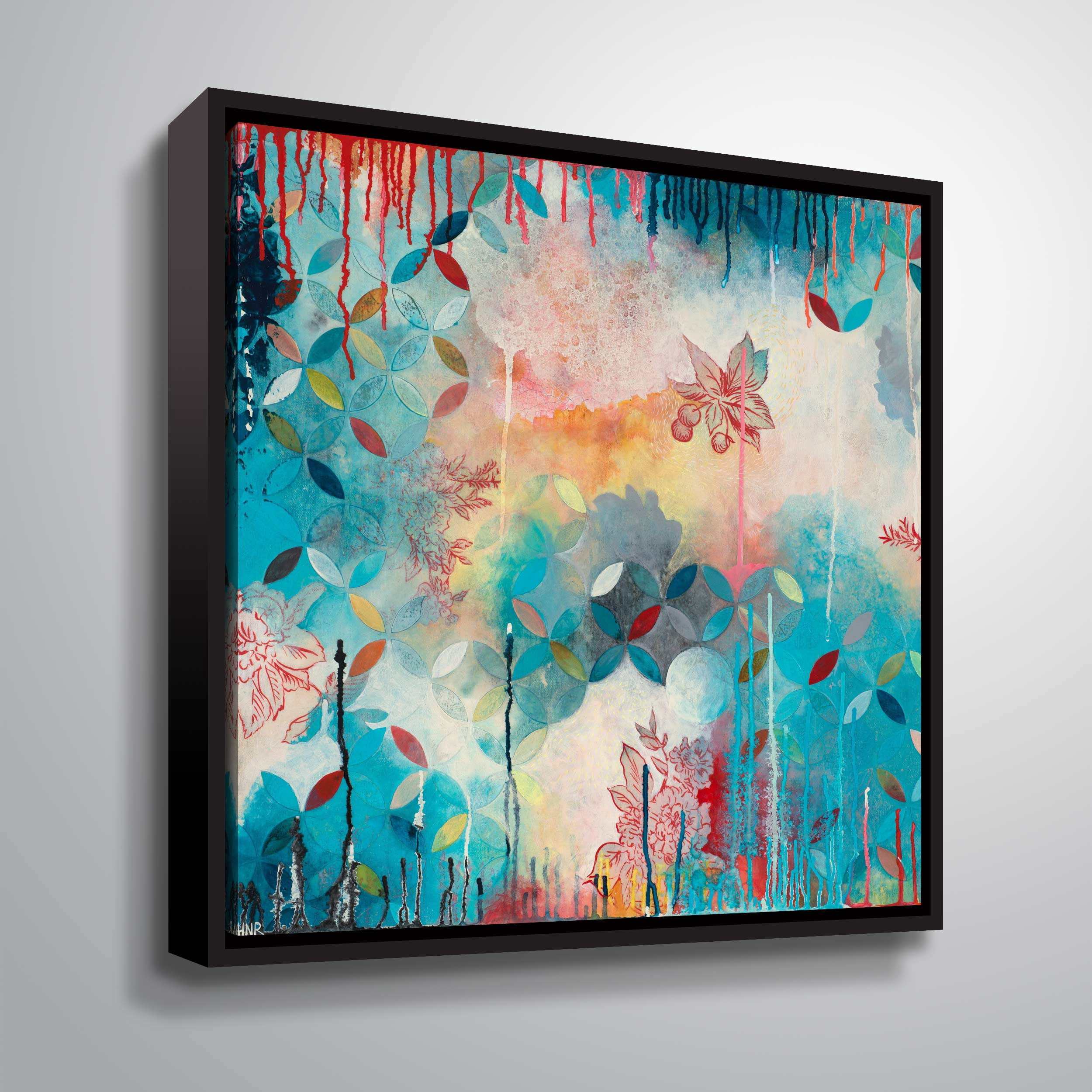 Artwall Tranquil Eden 3, Gallery Wrapped Floater-framed Canvas by Heather noel Robinson