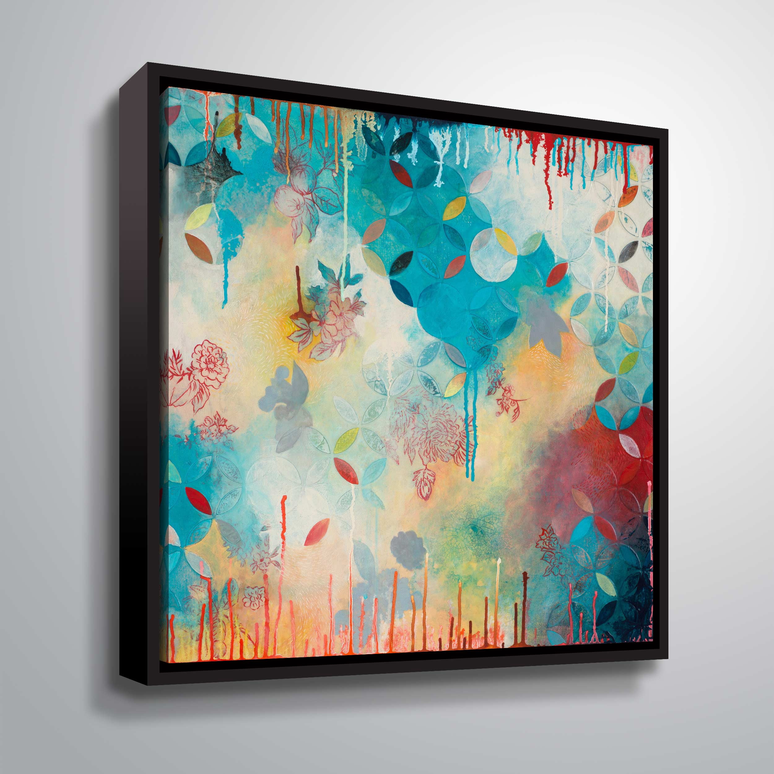 Artwall Tranquil Eden 4, Gallery Wrapped Floater-framed Canvas by Heather noel Robinson