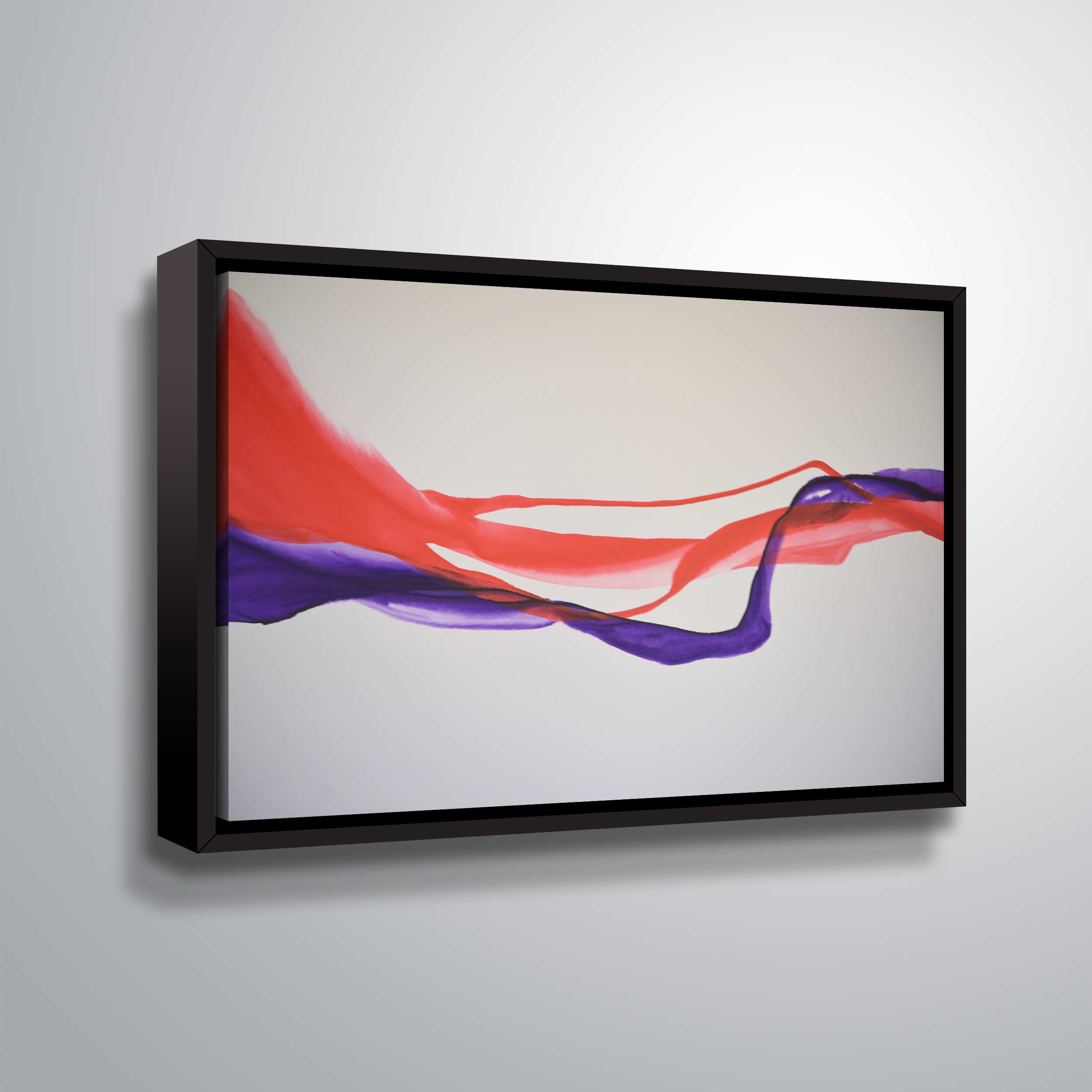 Artwall Unfolding, Gallery Wrapped Floater-framed Canvas by Patricia Coulter