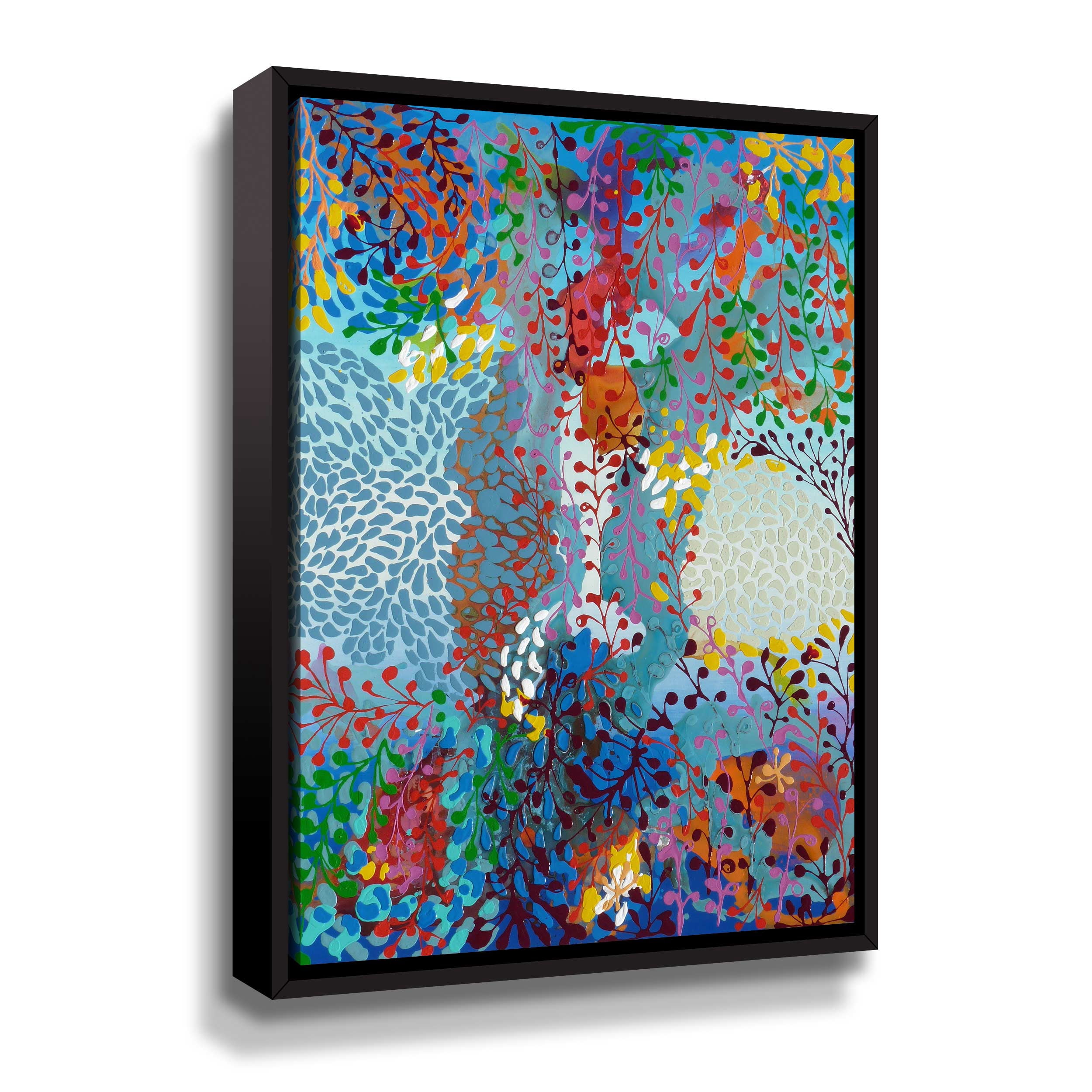 Artwall Vreni's Storie, Gallery Wrapped Floater-framed Canvas by Sofie Siegmann