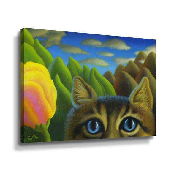 Artwall Watching, Gallery Wrapped Canvas by Chris Miles