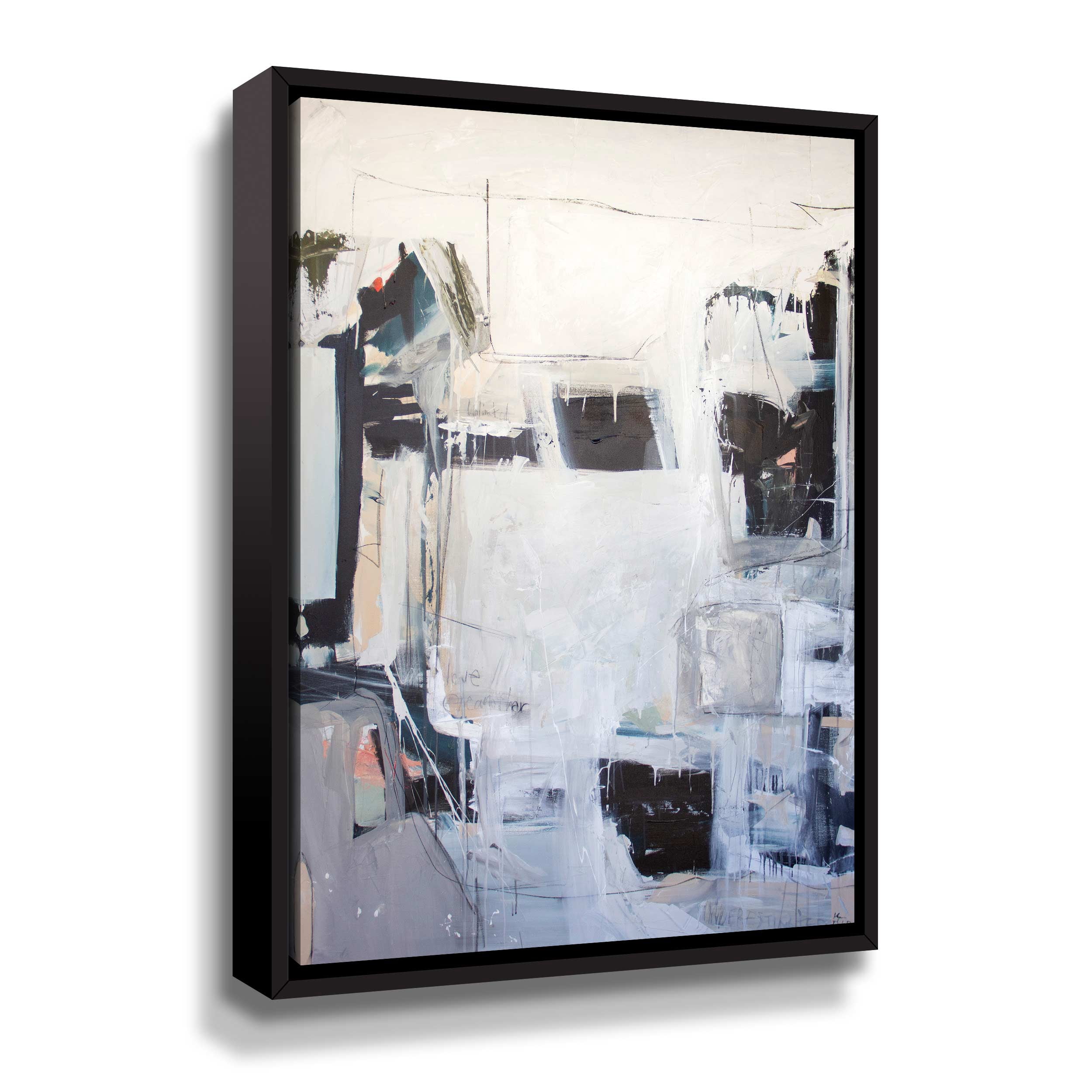 Artwall feminine Intuition II, Gallery Wrapped Floater-framed Canvas by Kym De Los Reyes