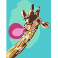 thumbnail image 1 of Artwille DIY Paint by Numbers for Adults and Kids - Cool giraffe, 1 of 5