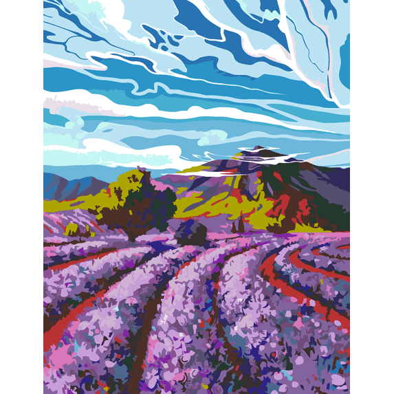 Artwille DIY Paint by Numbers for Adults and Kids - Fabulous Landscape