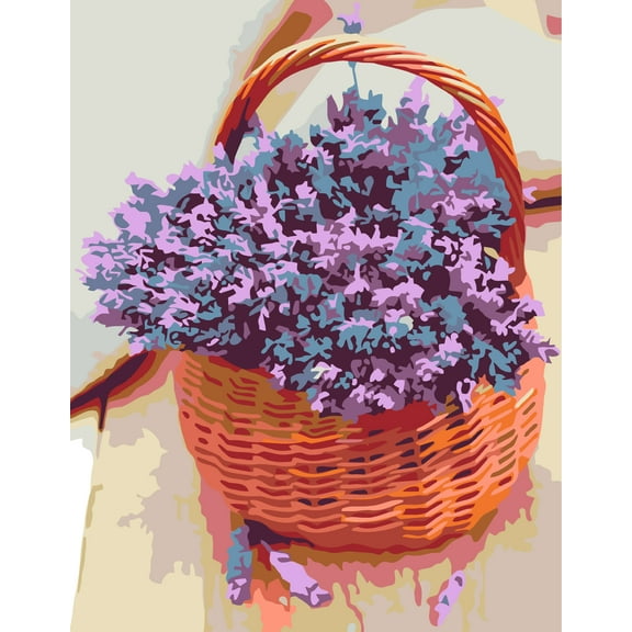 Artwille DIY Paint by Numbers for Adults and Kids - Lavender Aroma