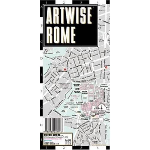 Pre-Owned Artwise Rome Museum Map by Streetwise Maps Paperback, English
