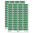 thumbnail image 1 of Artwork Do Not Bend Potted Plant Sticker Set - Dark Green - Gloss Finish - 1.25" Mini, 1 of 7
