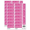 thumbnail image 1 of Artwork Do Not Bend Potted Plant Sticker Set - Hot Pink - Gloss Finish - 2.00" Large, 1 of 7