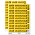 thumbnail image 1 of Artwork Do Not Bend Potted Plant Sticker Set - Yellow - Gloss Finish - 1.5" Small, 1 of 7