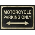 thumbnail image 1 of Artwork Factory 17185 EB Motorcycle Parking Only Framed Print, 1 of 1