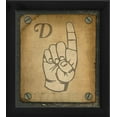 thumbnail image 1 of Artwork Factory 17774 EB Sign Language D Framed Print, 1 of 1