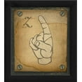 thumbnail image 1 of Artwork Factory 17796 EB Sign Language Z Framed Print, 1 of 1