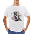 thumbnail image 1 of Artwork Flower Men’s T-Shirt 100% Cotton Casual Short Sleeve Tops Gift Tee White XS, 1 of 2