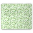 thumbnail image 1 of Artwork Mouse Pad, Geometrical Repetitive Small and Big Circle Pattern Modern Art, Rectangle Non-Slip Rubber Mousepad, Olive Green Lime Green, by Ambesonne, 1 of 2