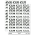 thumbnail image 1 of Artwork Please Do Not Bend Dots Heart Detail Sticker Set - White - Gloss Finish - 1.75" Medium, 1 of 7