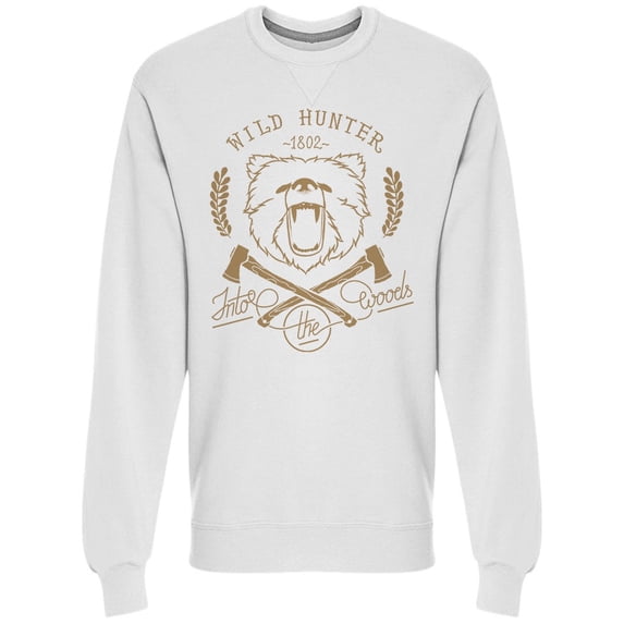 Artwork Wild Hunter Sweatshirt Men -Image by Shutterstock, Male Medium