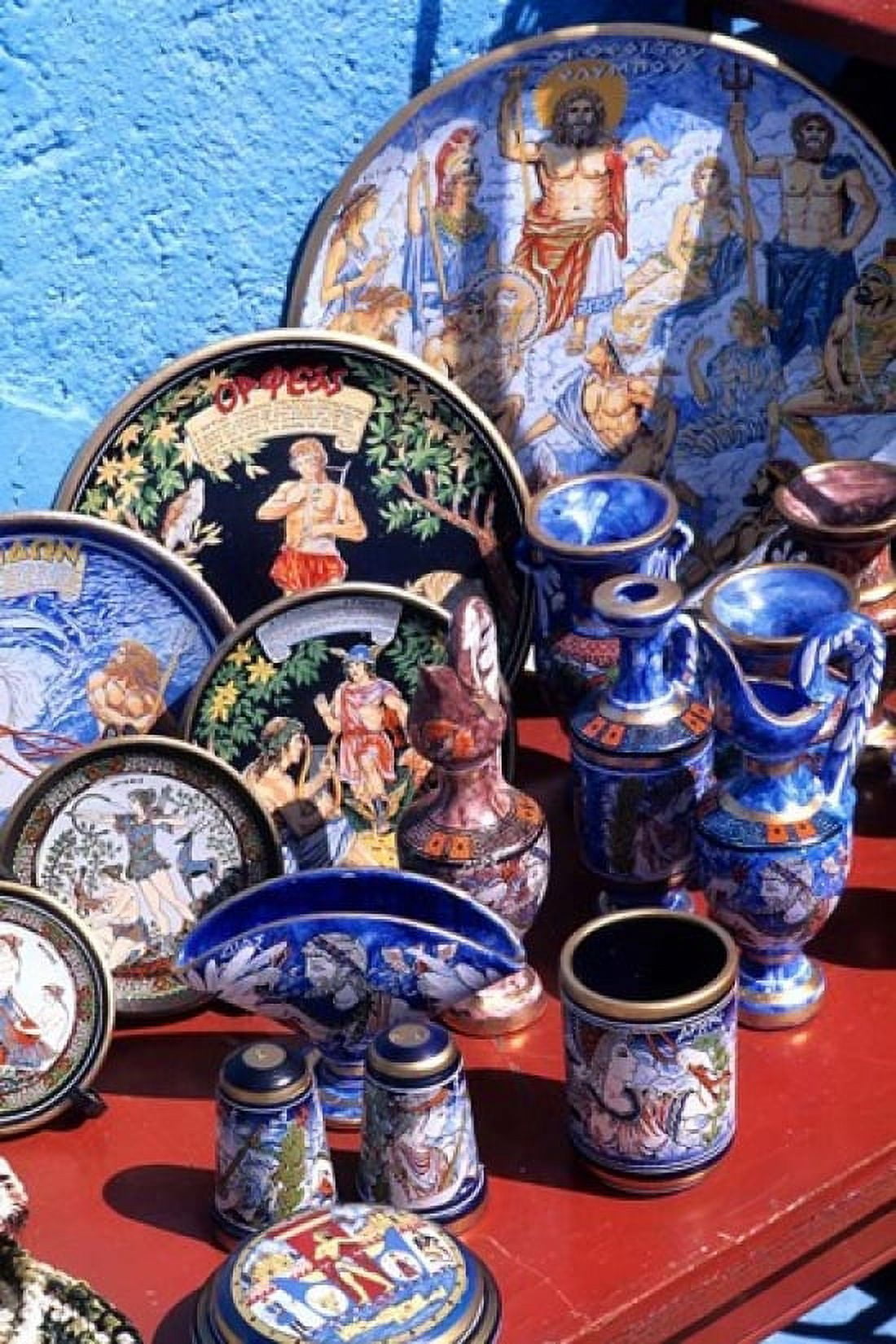 Artwork and Plates of Artists Athens Greece Canvas Art - Bill Bachmann DanitaDelimont (18 x 24)