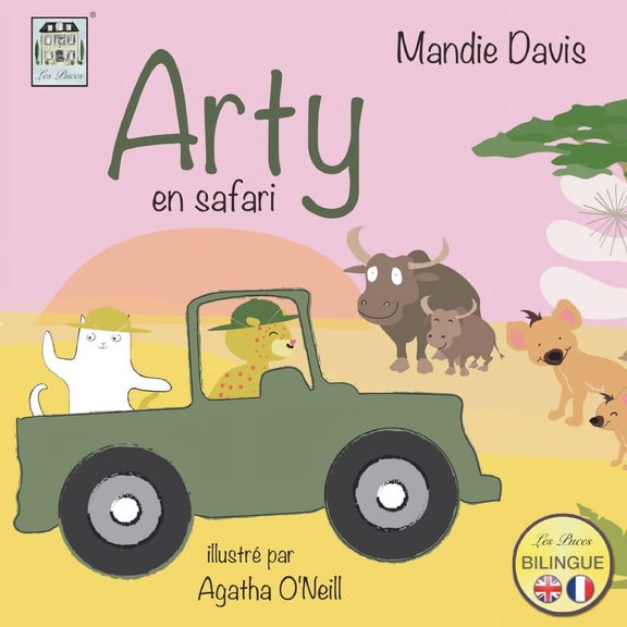 Arty the Cat Arty en Safari: Arty on Safari, Book 2, (Paperback)