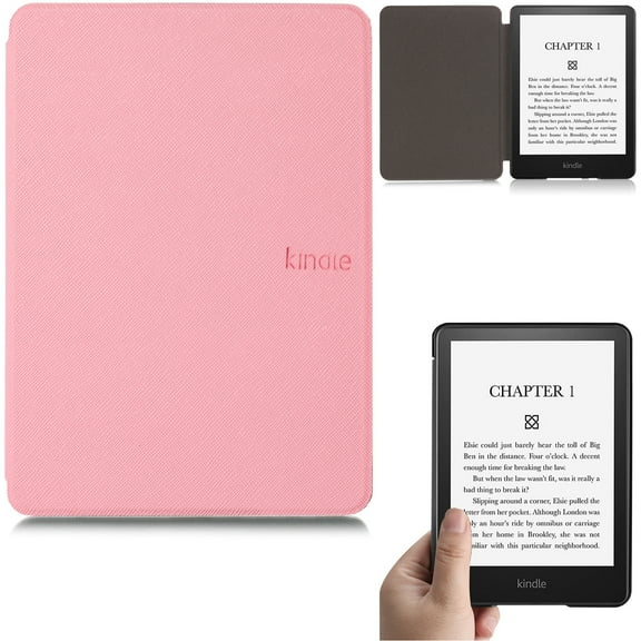 Artyond Case for 6.8" Kindle Paperwhite 2021,PU Leather Slim Lightweight with Auto Sleep/Wake Case for Kindle Paperwhite Signature Edition and Kindle Paperwhite 11th Generation 2021 Released, Pink