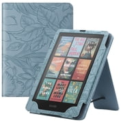 Artyond Case for 7 Kindle Paperwhite 2024, PU Leather Hand Strap Stand with Auto Sleep/Wake Case for All-New 7 Kindle Paperwhite 12th Gen 2024 & Kindle Colorsoft Signature Edition, Light Blue