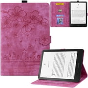 Artyond Case For 7 Kindle Paperwhite 2024, Premium PU Leather with Auto Sleep/Wake Protective Case for All-New Kindle Paperwhite 12th Generation, 2024 and Kindle Colorsoft Signature Edition, Rose