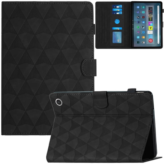 Artyond Case for Amazon Fire Max 11 Tablet, PU Leather Card Slots Folio Protective Cover Stand with Auto Sleep/Wake Case for Amazon Kindle Fire Max 11 inch 13th Generation, 2023 Release, Black