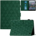 thumbnail image 1 of Artyond Case for Fire HD 8/Fire HD8 Plus 2022/2020, PU Leather Folio Stand Card Slots with Auto Sleep/Wake Case for Amazon Kindle Fire HD 8/HD8 Plus 10th/12th Generation, 2020/2022 Released, Green, 1 of 8
