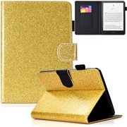 Artyond Case for Kindle Paperwhite 2024, PU Leather Card Slot Folio with Auto Sleep/Wake Case For 7" All-New Kindle Paperwhite 12th Generation 2024 and Kindle Colorsoft Signature Edition, Gold
