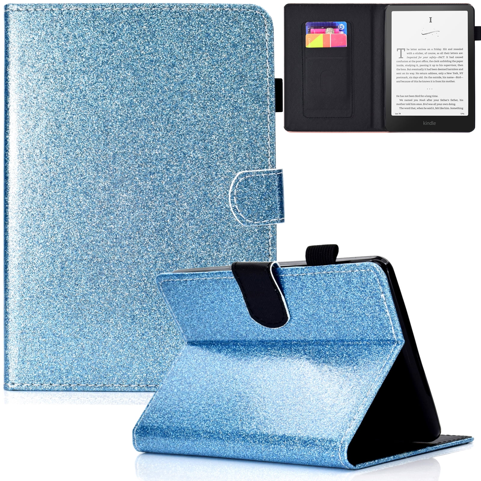 Artyond Case for Kindle Paperwhite 2024, PU Leather Card Slot Folio