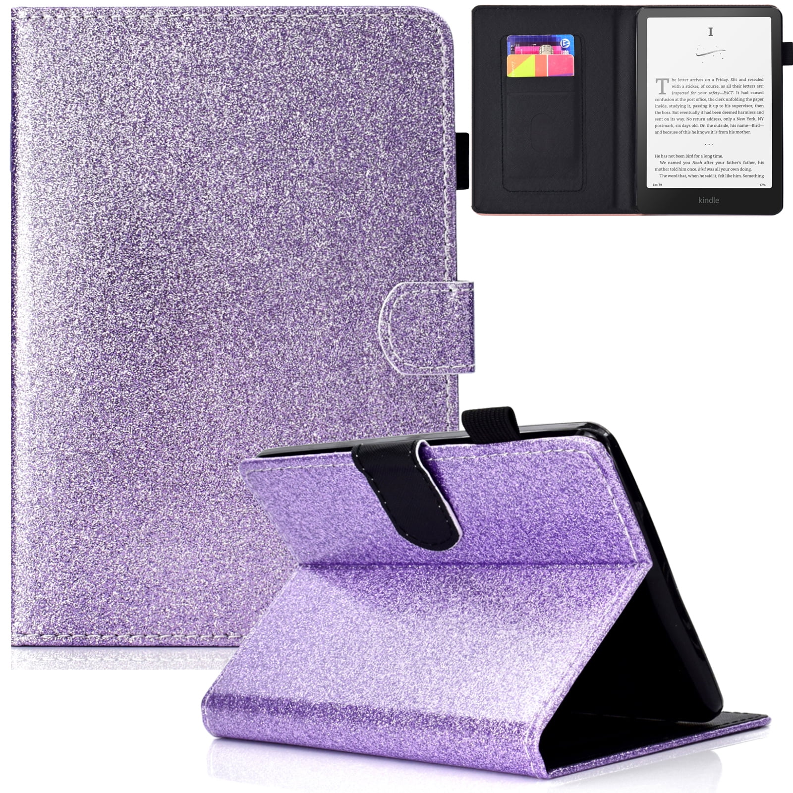 Artyond Case for Kindle Paperwhite 2025, PU Leather Card Slot Folio
