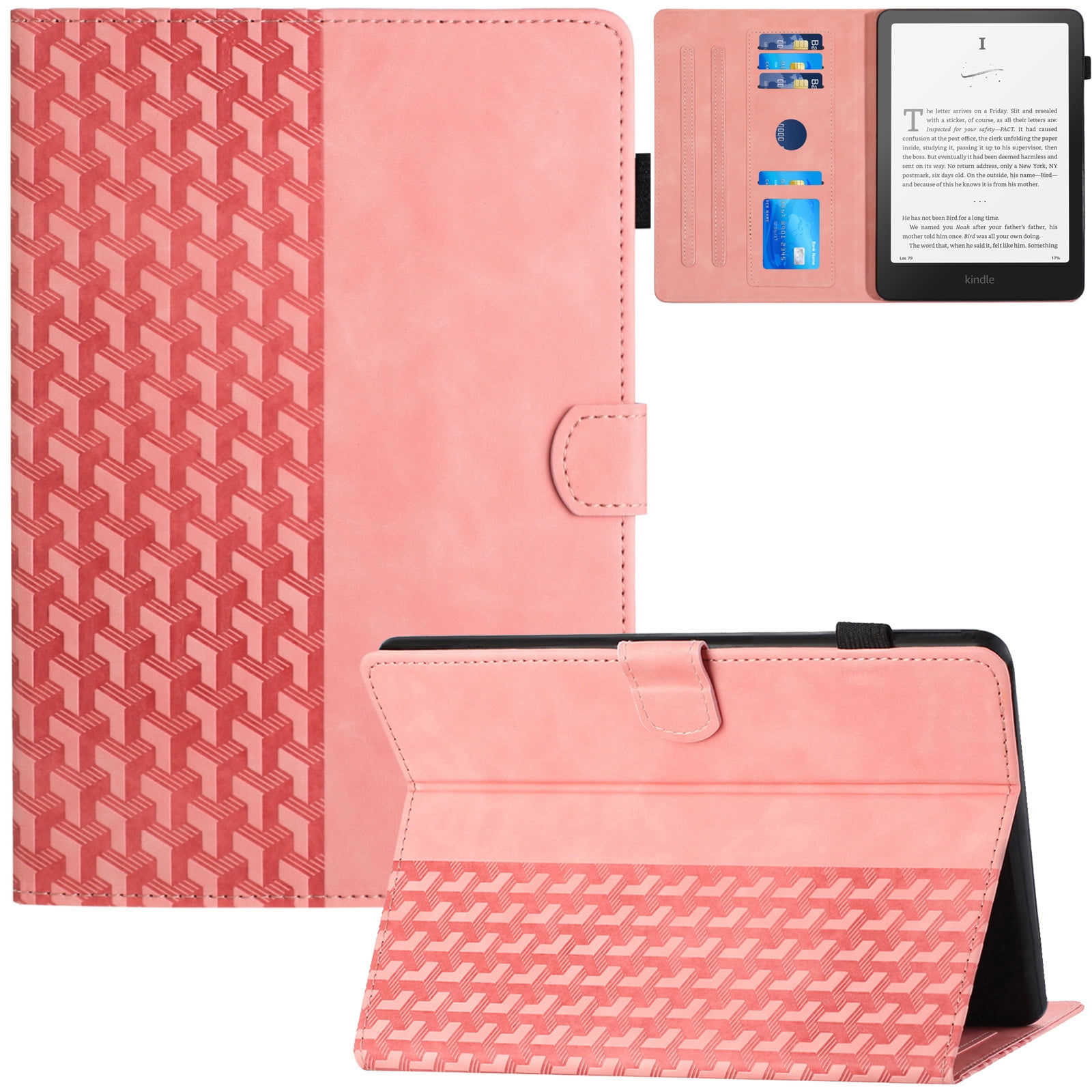 Artyond Case for Kindle Paperwhite 2024, PU Leather Card Slots with