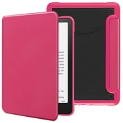 Artyond Case for Kindle Paperwhite 2024, Premium PU Leather TPU Back Cover with Auto Sleep/Wake Case for 7 Kindle Paperwhite 12th Generation 2024 and Kindle Colorsoft Signature Edition, Rose