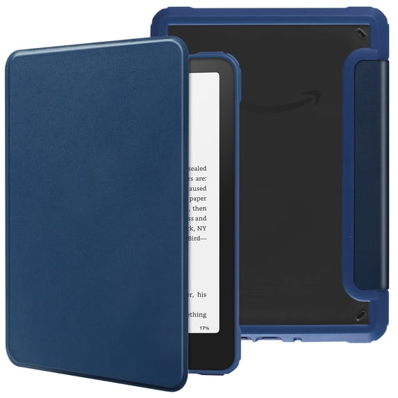 Artyond Case for Kindle Paperwhite 2024, Premium PU Leather TPU Back Cover with Auto Sleep/Wake Case for 7" Kindle Paperwhite 12th Generation 2024 and Kindle Colorsoft Signature Edition, Darkblue