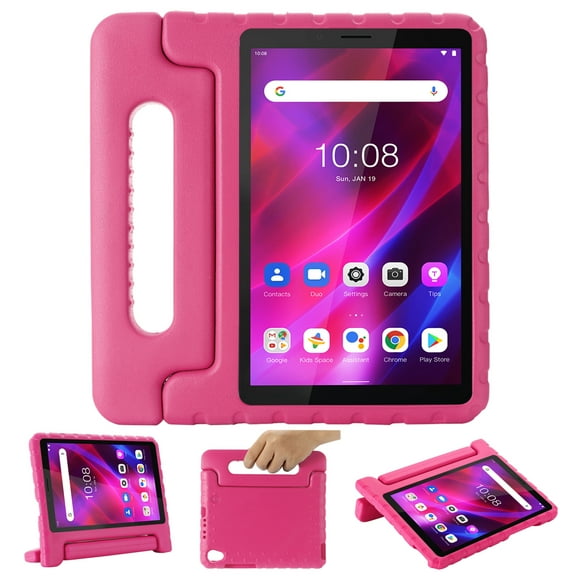 Artyond Case for Lenovo 8.0 Inch Tab M8, Shockproof EVA Stand Portable Handle Cover Kids Friendly Protective Case for Lenovo Tab M8 HD/Smart Tab M8/Tab M8 FHD 2019/Tab M8 Gen 3 2022, Rose