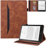 Artyond Case For New Kindle Paperwhite 2024, Premium PU Leather with Auto Sleep/Wake Folio Case for 7" Amazon Kindle Paperwhite 12th Generation 2024 and Kindle Colorsoft Signature Edition, Brown