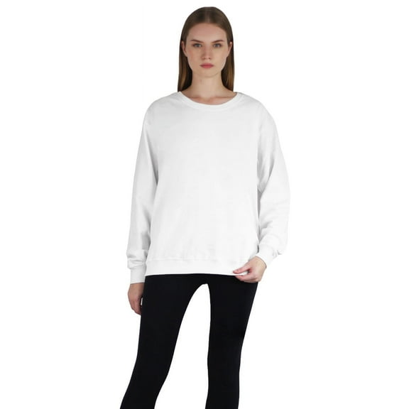 Artyska Women's Casual Long Sleeves Crewneck Soft & Cozy Cotton Blend Sweatshirt