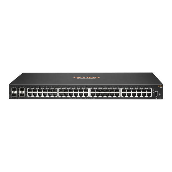 HPE Aruba 6100 48G 4SFP+ Switch - switch - 52 ports - managed - rack-mo (JL676A)