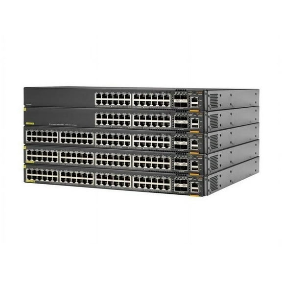 Aruba 6200M 48G 4SFP+ Switch - 48 Ports - Manageable - 10 Gigabit Ethernet, Gigabit Ethernet - 10/100/1000Base-T, 10GBase-X - 3 Layer Supported - Modular - 56 W Power Consumption - Optical Fiber,