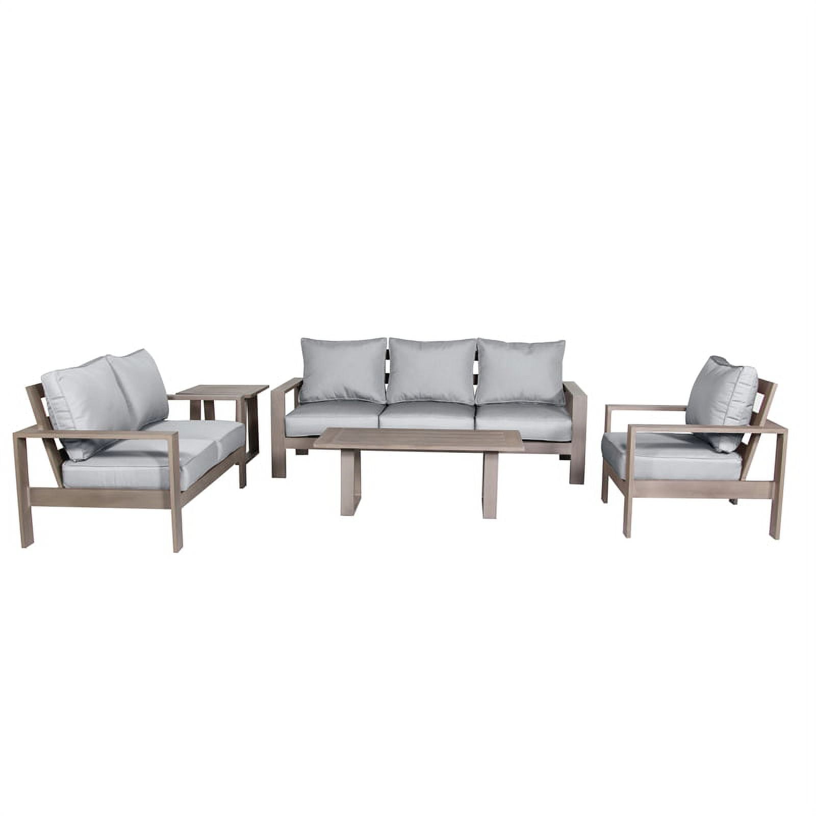 Aruba grey aluminum outdoor sales