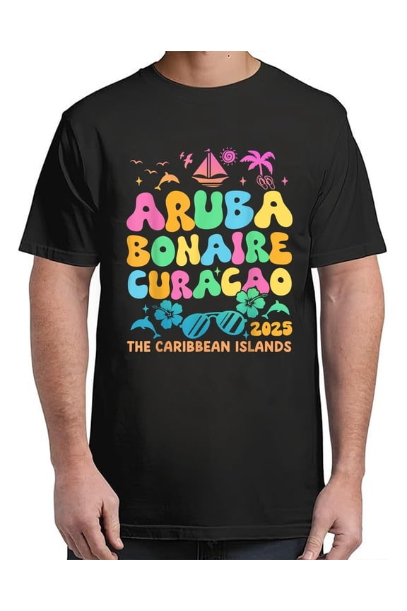 Aruba Bonaire Curacao 2025 Island Carribbean Traveling Trip New S-4XL T-Shirt