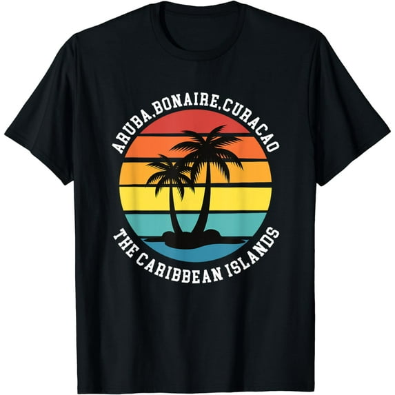Aruba,Bonaire,Curacao The Caribbean Islands Vacation T-Shirt