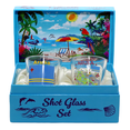 thumbnail image 1 of Aruba Caribbean Boxed Shot Glass Set (Set of 2), 1 of 9