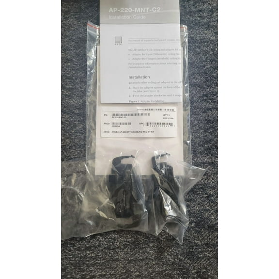 Aruba Ceiling Mount For Wireless Access Point - Black (Ap220Mntc2)