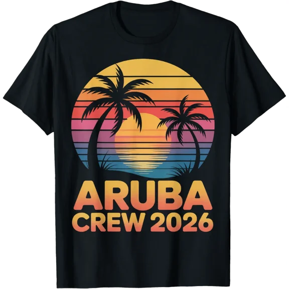 Aruba Crew Caribbean Cruising Vacation T-Shirt