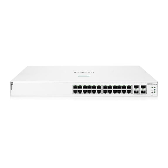 HPE Networking Instant On 1930 24G Class4 PoE 4SFP/SFP+ 370W Switch - Switch - L3 - managed - 24 x 10/100/1000 (PoE) + 4 x 1 Gigabit / 10 Gigabit SFP+ - rack-mountable - PoE (370 W)