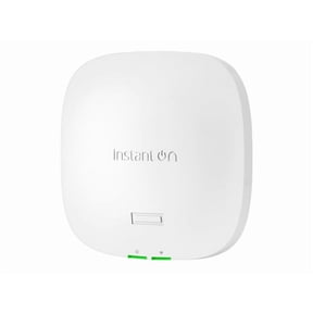 HPE Networking Instant On Access Point AP21 2x2 WiFi 6 Indoor Wireless Access Point | Single-Room, Secure, Smart Mesh Support | Power Source Not Included | US Model (S1T08A)